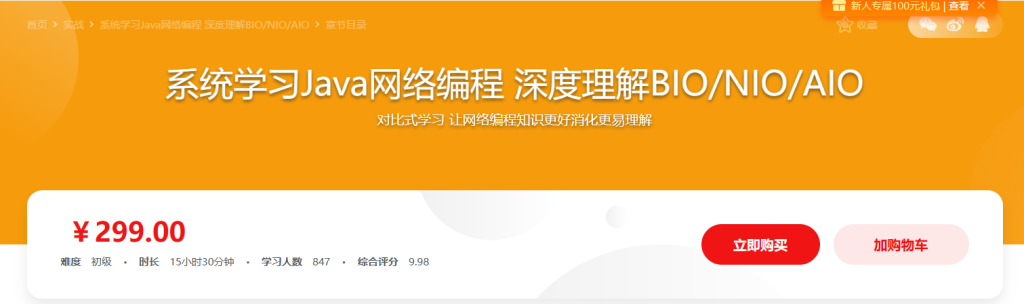 一站式学习Java网络编程 全面理解BIO NIO AIO