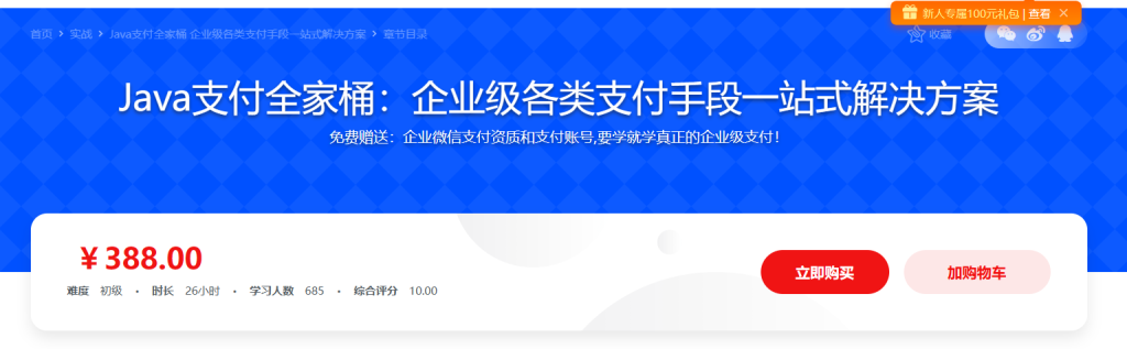 Java企业级支付全家桶设计与实战