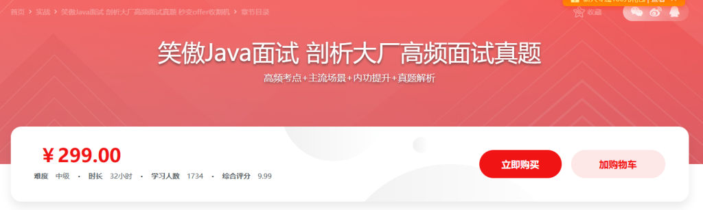 求老仙-笑傲Java面试：面霸修炼手册[10章]