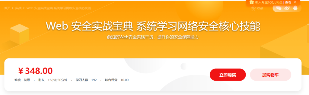 Web 安全实战宝典 系统学习网络安全核心技能