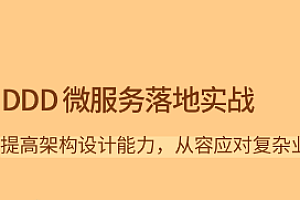 DDD 微服务落地实战-拉勾