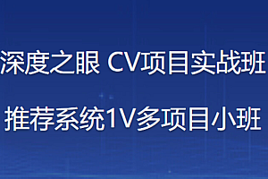 深度之眼-推荐系统1V多项目小班（高清完结）