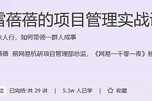 极客 项目管理实战20讲