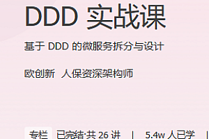 极客时间 DDD实战课