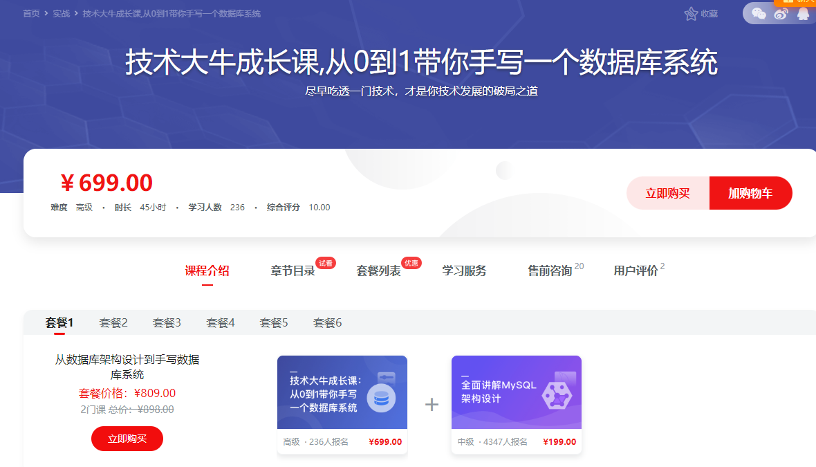 慕课网技术大牛成长课,从0到1带你手写一个数据库系统